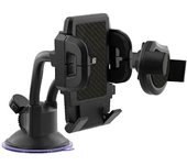 Soporte de brazo doble multisuperficie TNB - Negro