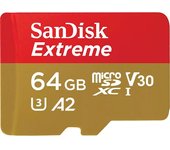 SanDisk Extreme 64 GB MicroSDXC UHS-I Clase 10