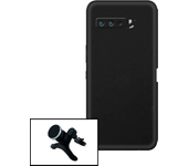 Kit de soporte magnético de automóvil fortalecido + cubierta de silicona líquida