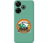 Funda Silicona Verde Xiaomi Redmi 13 4G Adventure