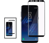Kit 2 Película de vidrio templado 5D Cubierta completa curvada para Samsung Galaxy S9 Plus