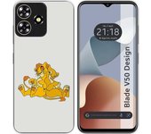 Funda Silicona Zte Blade V50 Design 4G Leones
