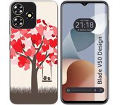 Funda Silicona Zte Blade V50 Design 4G Pajaritos