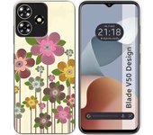 Funda Silicona Zte Blade V50 Design 4G Primavera En Flor