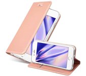 Funda Libro para Apple iPhone 6 PLUS / iPhone 6S PLUS en CLASSY ORO ROSA - Cubierta Proteccion con Cierre Magnetico, Tarjetero y Funcion de Suporte - Etui Case Cover Carcasa