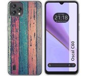 Funda Silicona Blackview Oscal C60 Madera 10