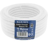 Cable coaxial TV Pack 10 m Electro Dh 49.104/10 8430552116256