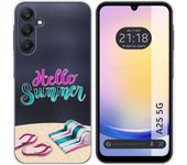 Funda Silicona Transparente Samsung Galaxy A25 5G Summer