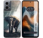 Funda Silicona Motorola Moto G34 5G Elefante