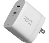 Native Union FAST-PD67-WHT-INT cargador de dispositivo móvil Portátil, Smartphone, Tableta Blanco Corriente alterna Carga rápida Interior