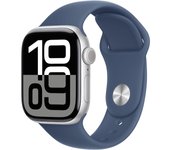 Apple Watch Series 10 OLED 42 mm Digital 374 x 446 Pixeles Pantalla táctil 4G Plata Wifi GPS (satélite)
