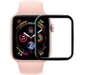 Portada de película protectora de gel completo con bordes negros para Apple Watch Series 7 - 45 mm
