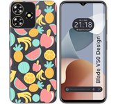 Funda Silicona Zte Blade V50 Design 4G Frutas 02