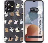 Funda Silicona Zte Blade V50 Design 4G Perros