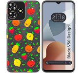 Funda Silicona Zte Blade V50 Design 4G Frutas 01
