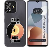 Funda Silicona Zte Blade V50 Design 4G Hombre Escalada