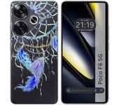 Funda Silicona Xiaomi Poco F6 5G Plumas