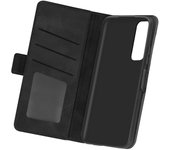 Funda Vintage para Honor 10X Lite con Tarjetero y Soporte Vídeo - Negro