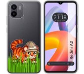 Funda Silicona Transparente Xiaomi Redmi A2 Tigre