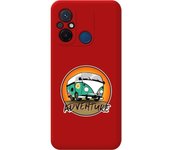 Funda Silicona Roja Xiaomi Redmi 12C Adventure