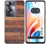 Funda Silicona Oppo A79 5G Madera 03