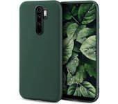 Minimalist Series Funda Silicona para Xiaomi Redmi Note 8 Pro, Verde Oscuro con Acabado Mate, Cover