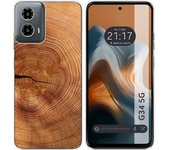 Funda Silicona Motorola Moto G34 5G Madera 04
