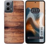 Funda Silicona Motorola Moto G34 5G Madera 02