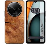 Funda Silicona Xiaomi Redmi A3 Madera 04