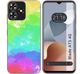 Funda Silicona Zte Blade A73 4G Acuarela 03