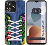 Funda Silicona Zte Blade A73 4G Zapatillas 13