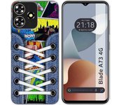 Funda Silicona Zte Blade A73 4G Zapatillas 14