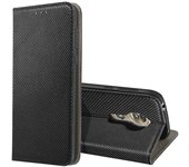 Funda Motorola G6 Play e Moto E5 Solapa Magnética y Soporte Vídeo Negro