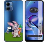 Funda Silicona Motorola Moto G14 Conejo