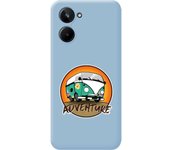 Funda Silicona Líquida Azul Realme 10 4G Adventure