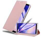 Funda Libro para Samsung Galaxy NOTE 8 en CLASSY ORO ROSA - Cubierta Proteccion con Cierre Magnetico, Tarjetero y Funcion de Suporte - Etui Case Cover Carcasa