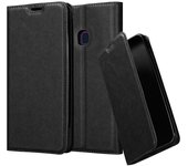 Funda Libro para Samsung Galaxy A20e en NEGRO ANTRACITA - Cubierta Proteccion con Cierre Magnetico, Tarjetero y Funcion de Suporte - Etui Case Cover Carcasa