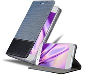 Funda Libro para Sony Xperia XA1 en AZUL OSCURO NEGRO - Cubierta Proteccion con Cierre Magnetico, Tarjetero y Funcion de Suporte - Etui Case Cover Carcasa