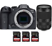 EOS R7 + RF 24-240mm F4-6.3 IS USM + 3 SanDisk 32GB Extreme PRO UHS-II SDXC 300 MB/s + PDF MCZ DIREC