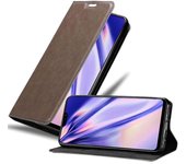 Funda Libro para Vivo Y85 en MARRoN CAFe - Cubierta Proteccion con Cierre Magnetico, Tarjetero y Funcion de Suporte - Etui Case Cover Carcasa