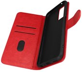 Funda Realme 9i / Oppo A76 y A96 Tarjetero Soporte Vídeo rojo
