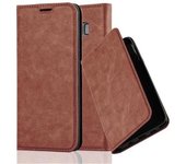 Funda Libro para Samsung Galaxy S8 en MARRoN CAPUCHINO - Cubierta Proteccion con Cierre Magnetico, Tarjetero y Funcion de Suporte - Etui Case Cover Carcasa