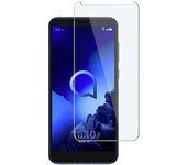 Cubierta completa de vidrio templado 5D para Alcatel 1B (2022) - Transparente/Negro