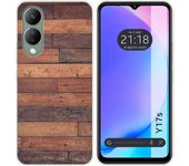 Funda Silicona Vivo Y17s Madera 03