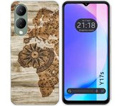 Funda Silicona Vivo Y17s Madera 07