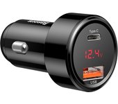 Baseus CCMLC20C-01 cargador de dispositivo móvil Negro Auto