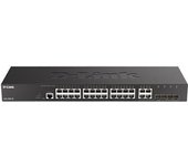 RED, Conmutador, Conmutador autónomo, Conmutador gestionado Gigabit de 24 puertos