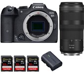 EOS R7 + RF 100-400mm IS + 3 SanDisk 32GB Extreme PRO UHS-II SDXC 300 MB/s + 1 LP-E6NH + PDF MCZ DIR