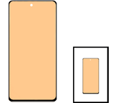 2 Ceramicglass de cubierta completa Kit de vidrio templado para Xiaomi 12t Pro - Transparente/Negro