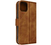 Funda para Apple iPhone 14 Tarjetero, Soporte vídeo Tender Book Marrón